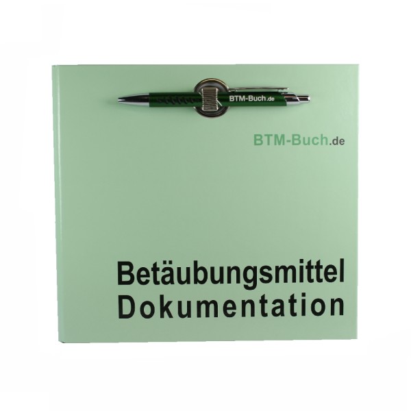 Schreibmappe für Personenbezogenes BTM Buch